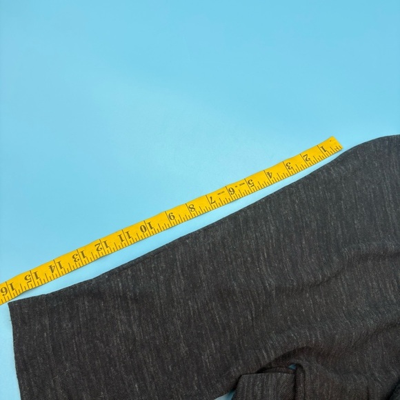 Eileen Fisher Dark Gray with Light Gray Fleck Long Sleeve Top Tunic Large - Picture 5 of 8